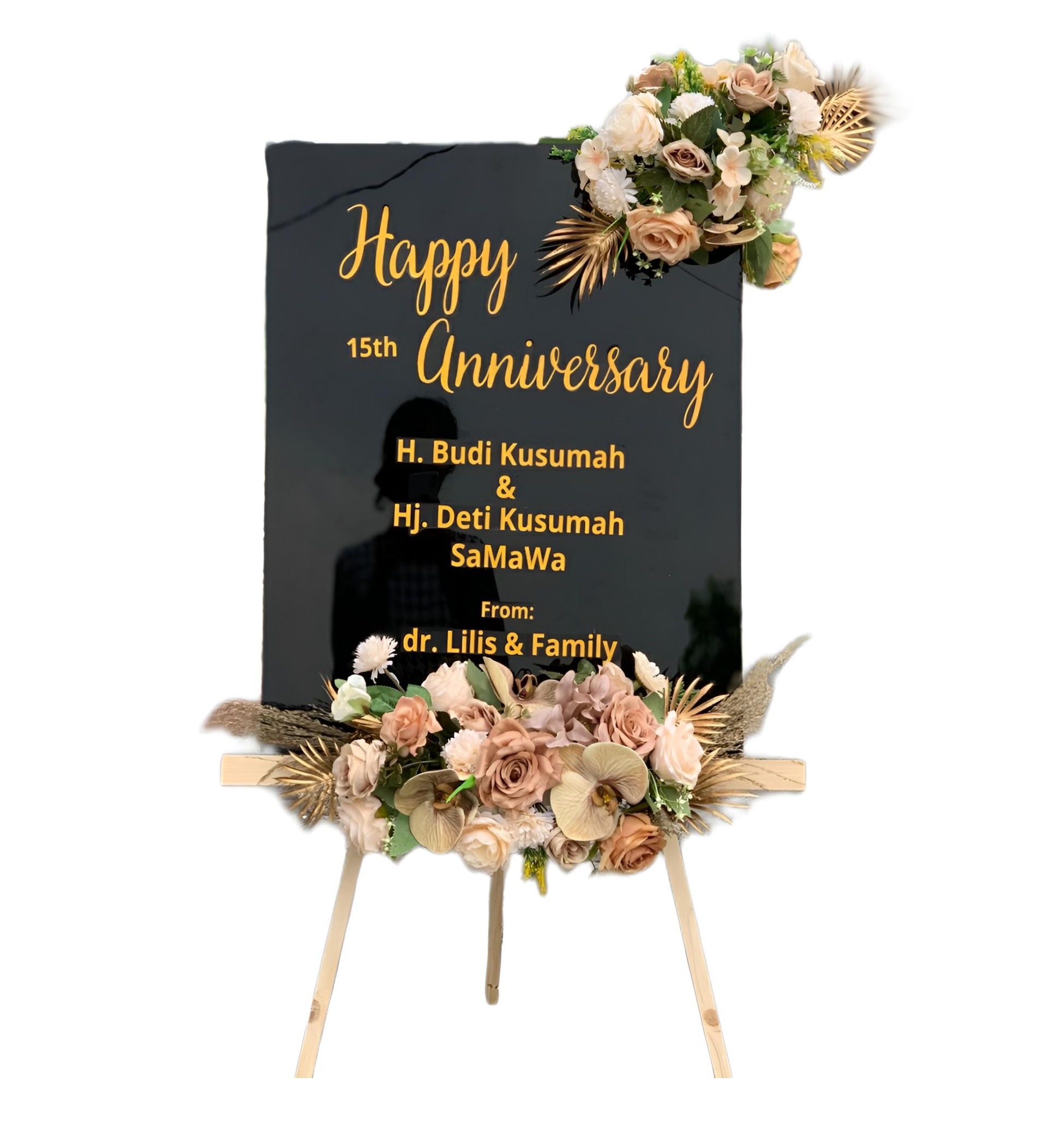 Papan Bunga Akrilik Trangkil